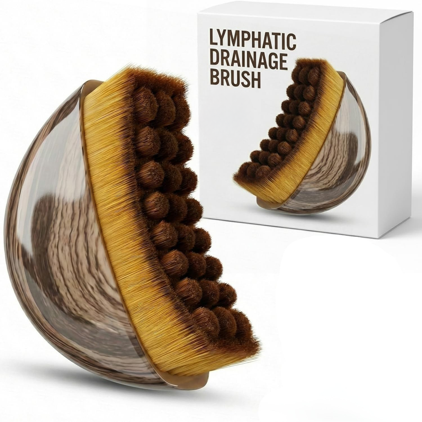 Binetto Facial Dry Brush for Lymphatic Drainage