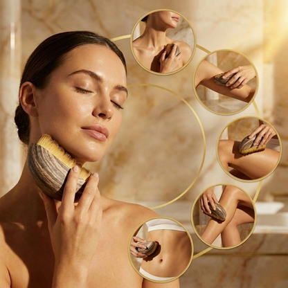 Binetto Facial Dry Brush for Lymphatic Drainage
